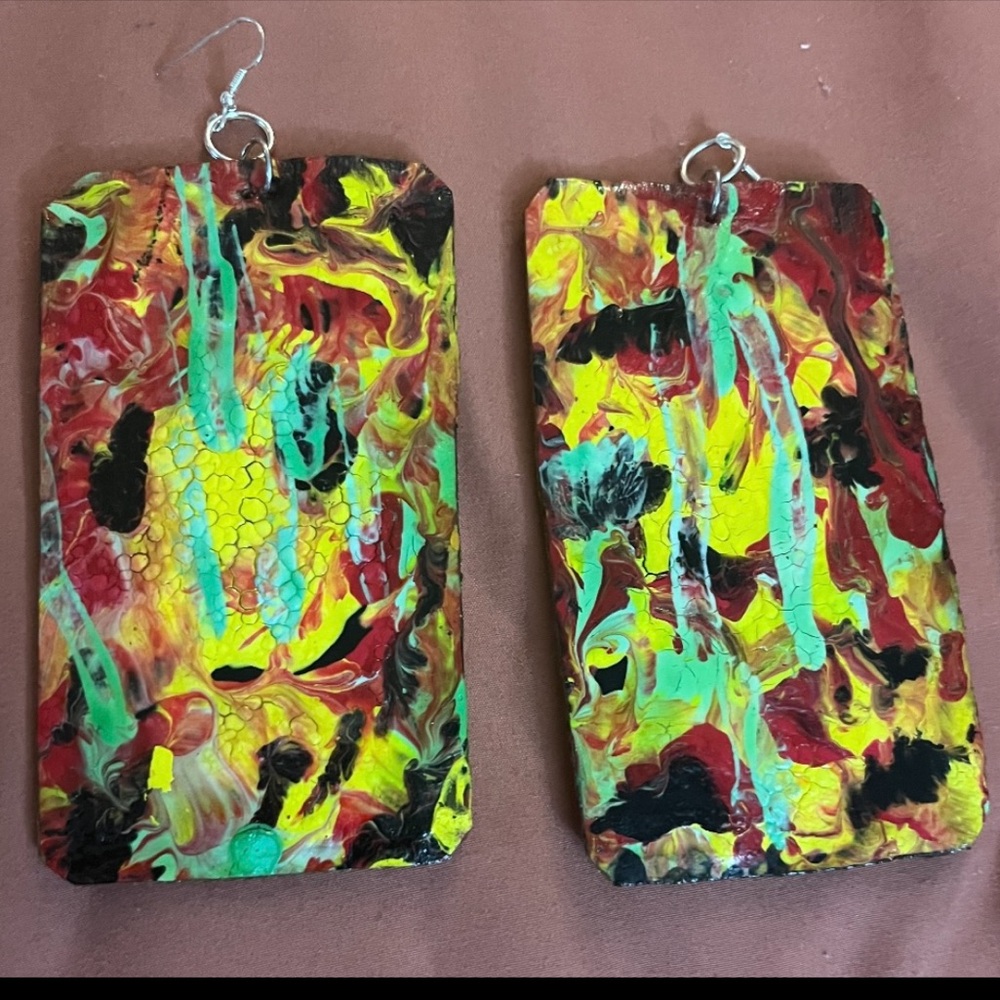 Oddity Reversible One a Kind Rare Unique Handmade Earrings